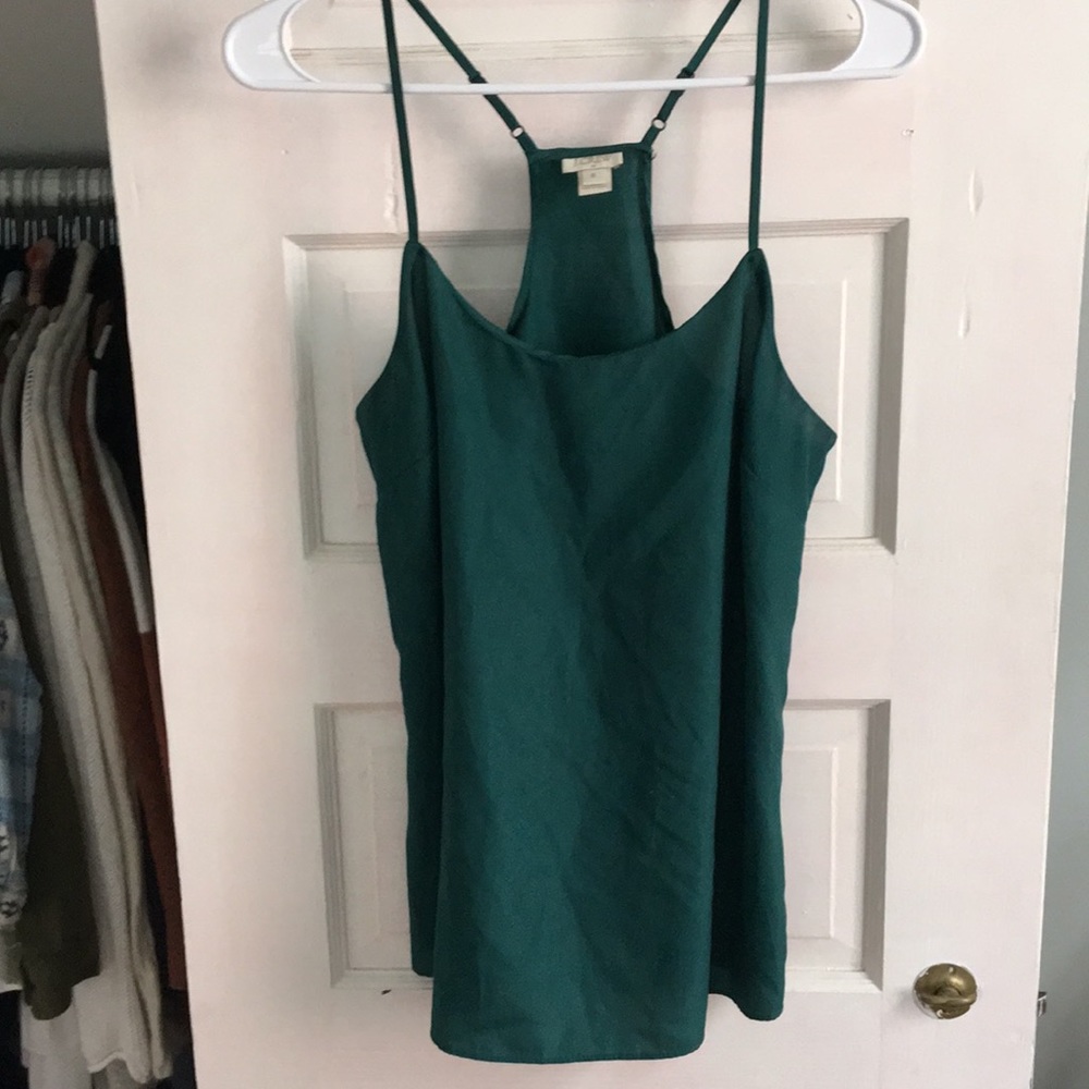 Emerald green Razorback cami